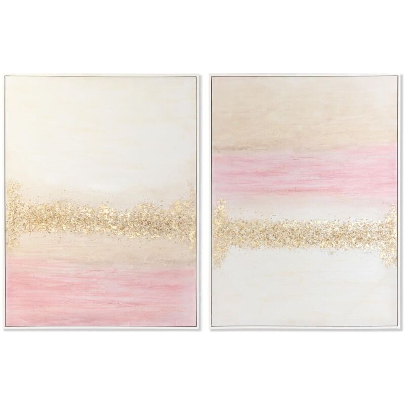 Dkd Home Decor - Tableau abstrait moderne 90 x 4 x 120 cm (2 pièces)