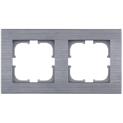 Cadre double acier brossé EXEN COMFORT