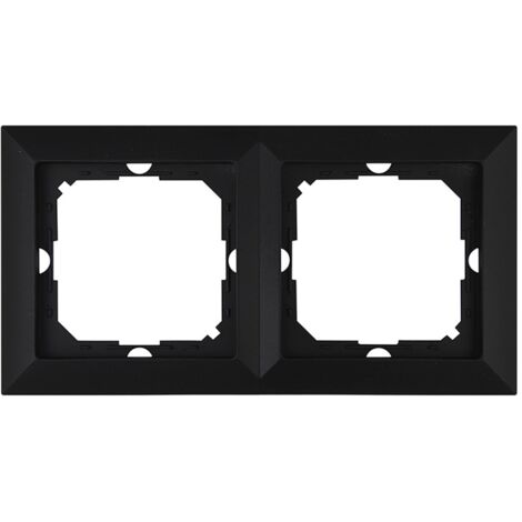 CADRE DOUBLE PEARL NOIR MAT - E+9001511