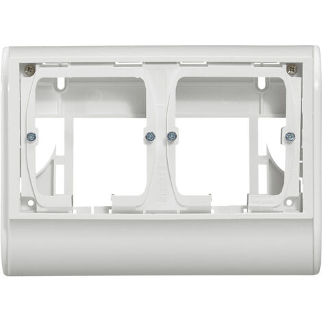 Cadre double pour appareillage Mosaic pour plinthe 80x20mm LEGRAND 098229
