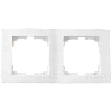 Cadre Double Vertical LOGI Blanc