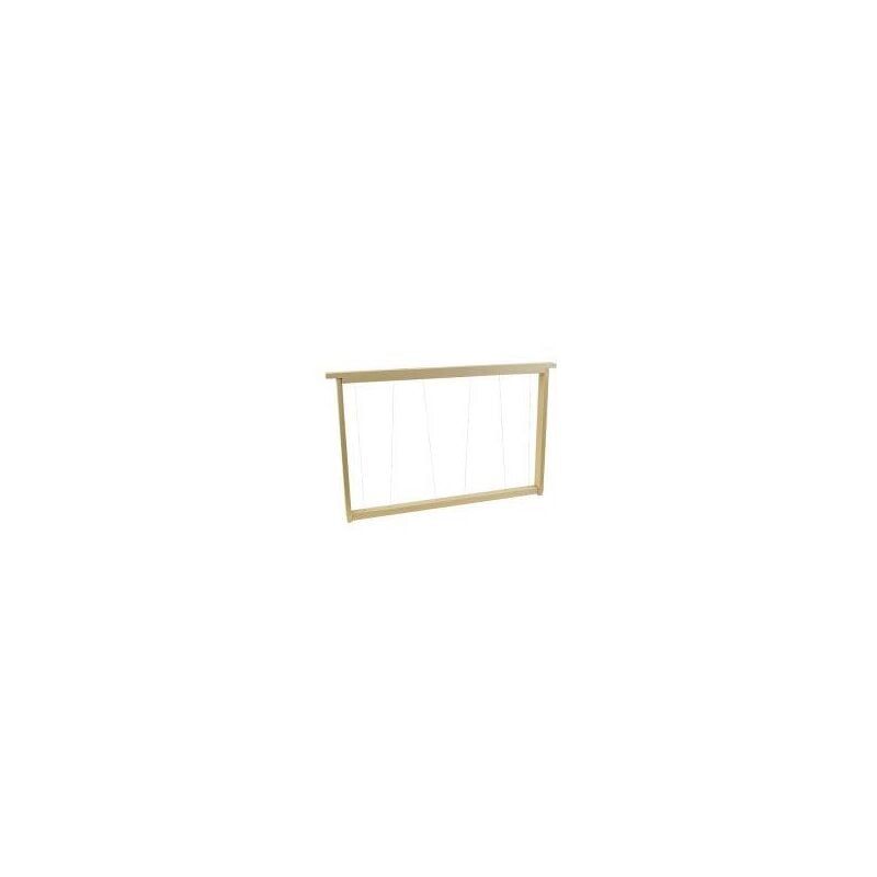 Icko - Cadre droit filé de ruche Dadant paquet de 10 - Cadre de cire Hausse