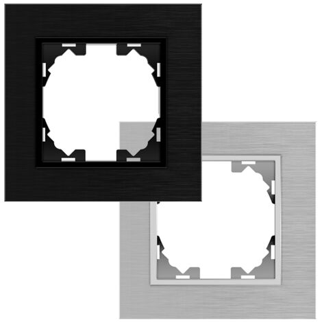 Cadre en aluminium pour 1 module - FL Gris - Ledme - FL-48-G