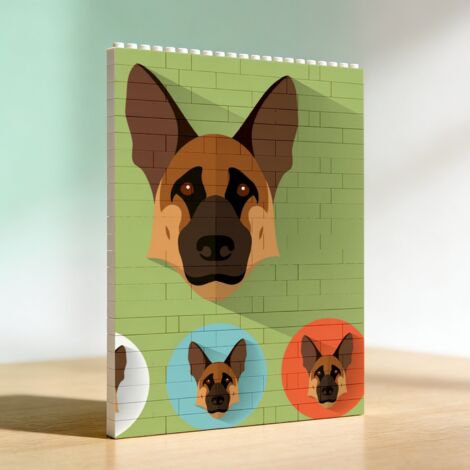 Cadre en blocs pour adultes à assembler, cadeaux pour anniversaire et anniversaire