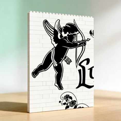 Cadre en blocs pour amoureux, cadeau romantique pour anniversaire pour lui et elle