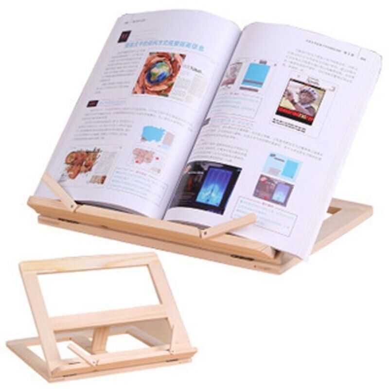 Cadre en bois lecture étagère Support livre lecture serre-livres tablette PC Support support de musique Table en bois dessin