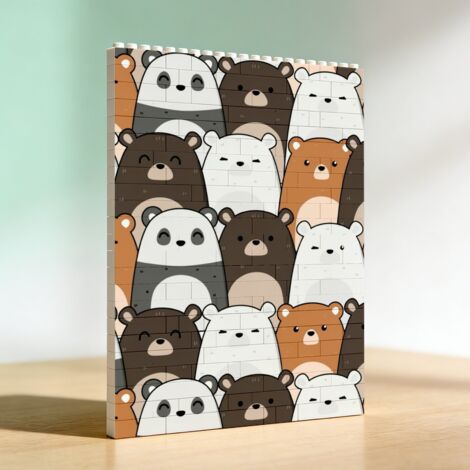 Cadre  en briques, cadeau pour saint valentin