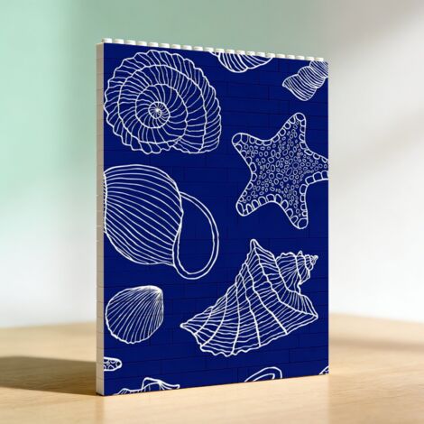 Cadre en briques de construction, cadeau romantique