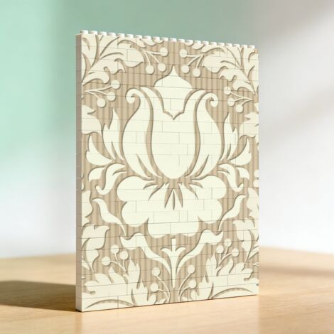 Cadre en briques pour la Saint‑Valentin, cadeau romantique pour couples