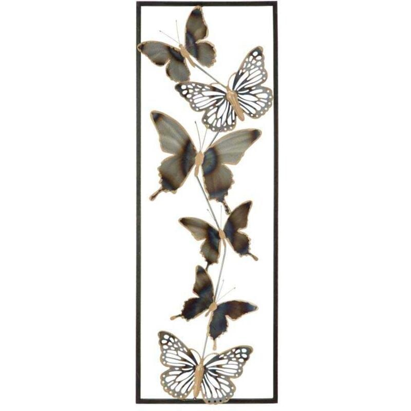 Cadre en métal Papillons 31 x 2.5 x 90 cm