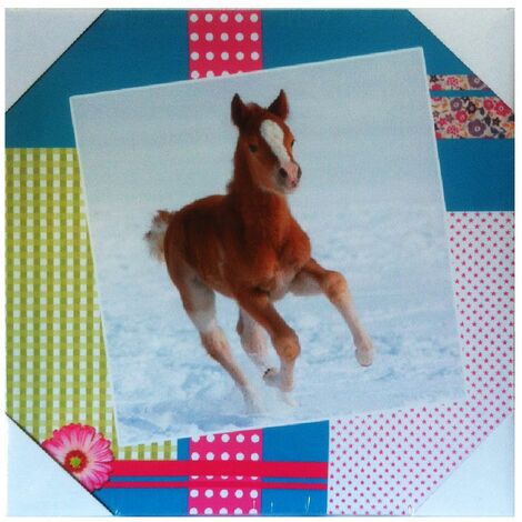 Cadre en toile cheval