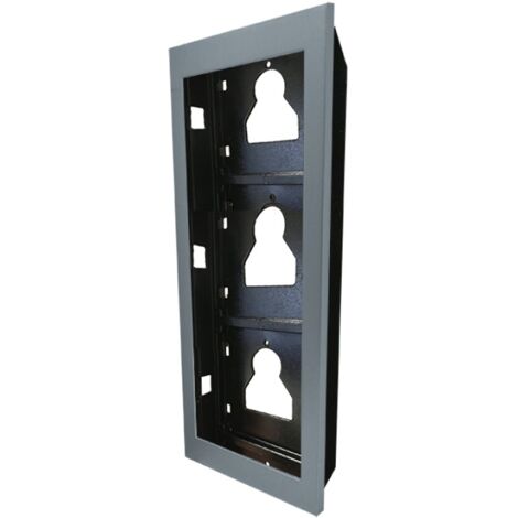 Cadre encastré  Comelit 3 modules pour le panneau à boutons Ultra UT9163