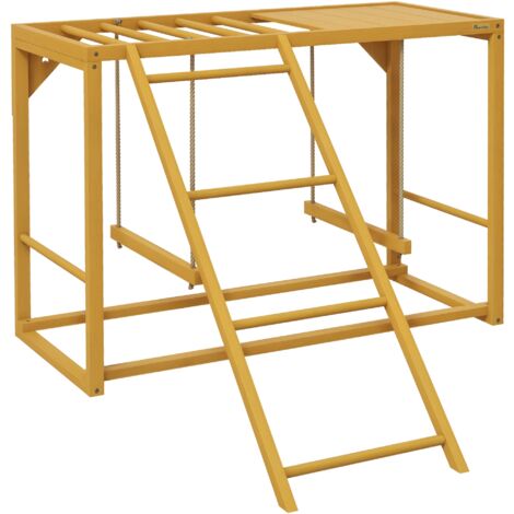 Cadre jeu poulets balançoires échelle 3-4 poules cadre escalade bois poules