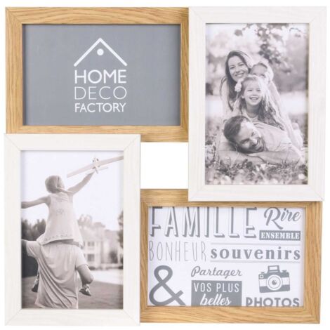 Cadre MEMO pour 4 photos, multi-cadres, blanc