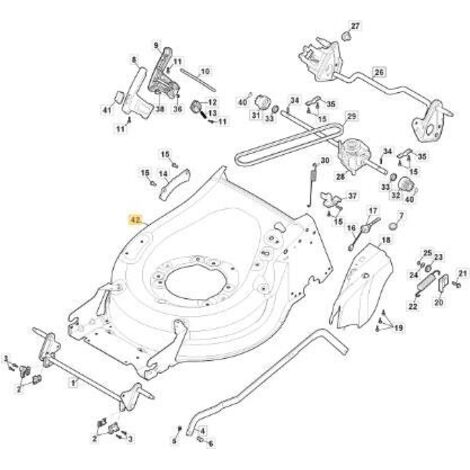 CADRE MP1/2 55 UL VERT RAL6005+CTF'18 ORIGINAL STIGA - 381004873/1
