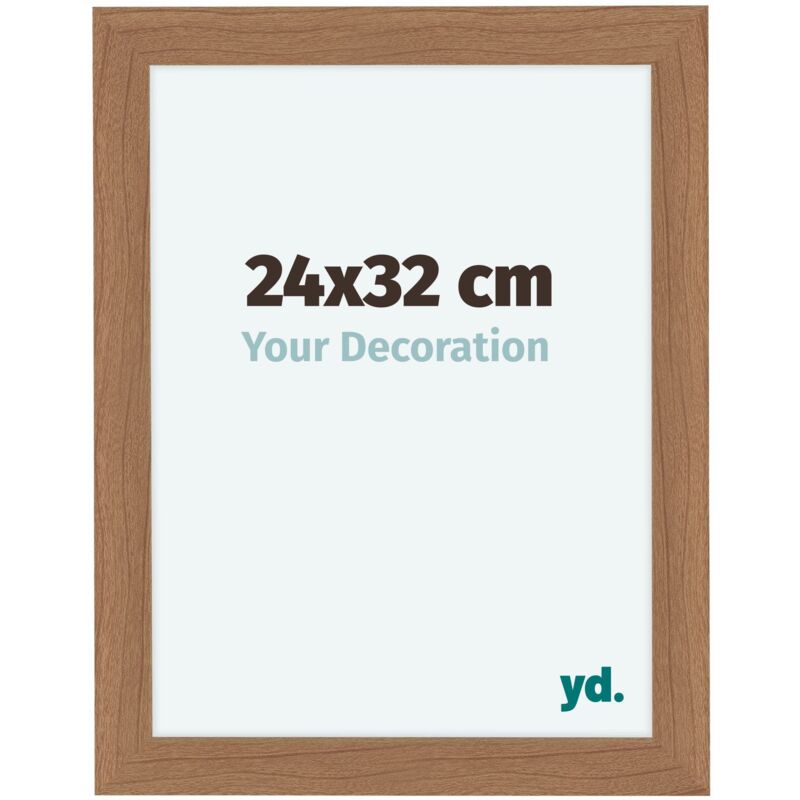 Cadre Photo 24x32 cm - Noyer clair - MDF - Como.