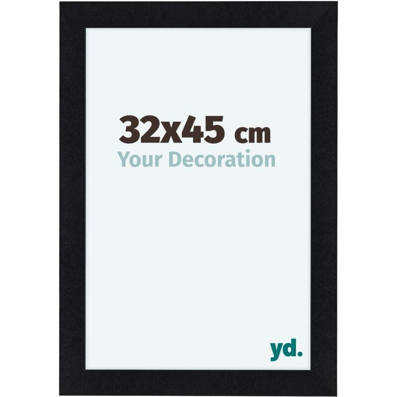 Cadre Photo 32x45 cm - Noir Mat - mdf - Como.