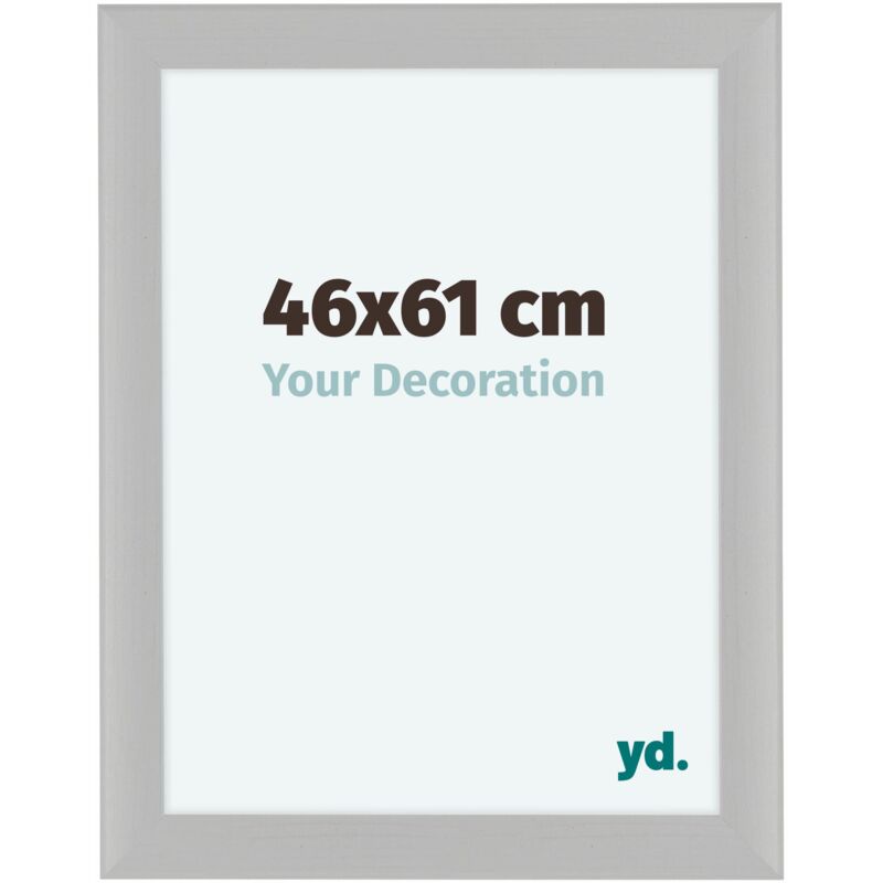 Yd. - Cadre Photo 46x61 cm - Blanc Grain de Bois - mdf - Como.