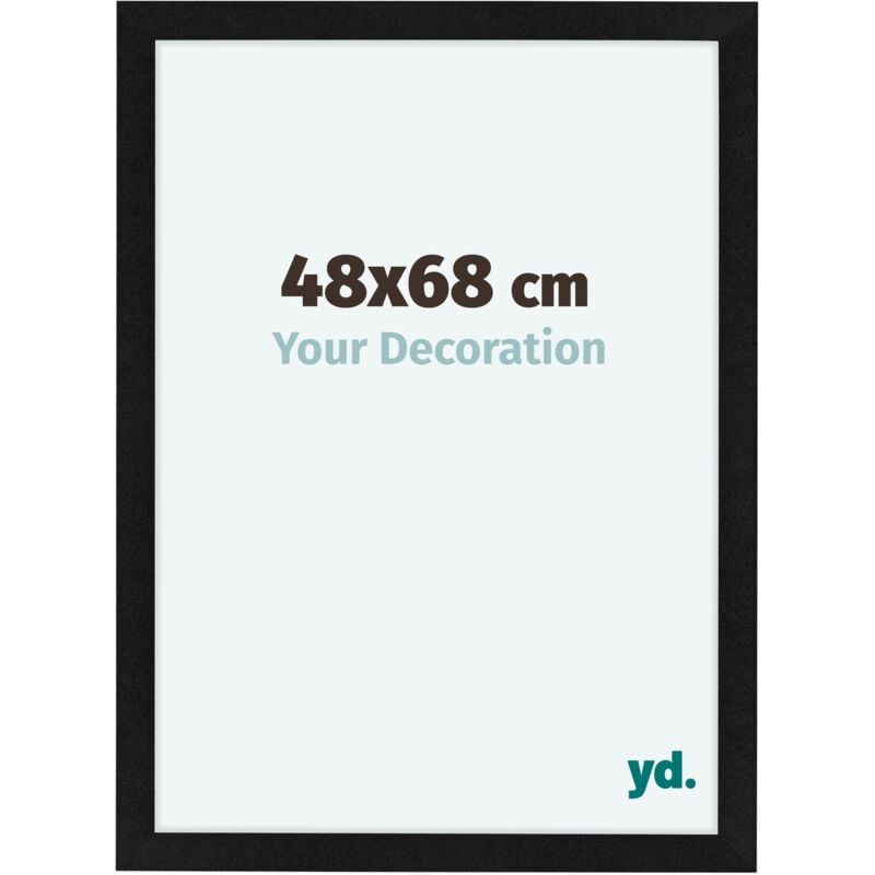Cadre Photo 48x68 cm - Noir Mat - mdf - Como.