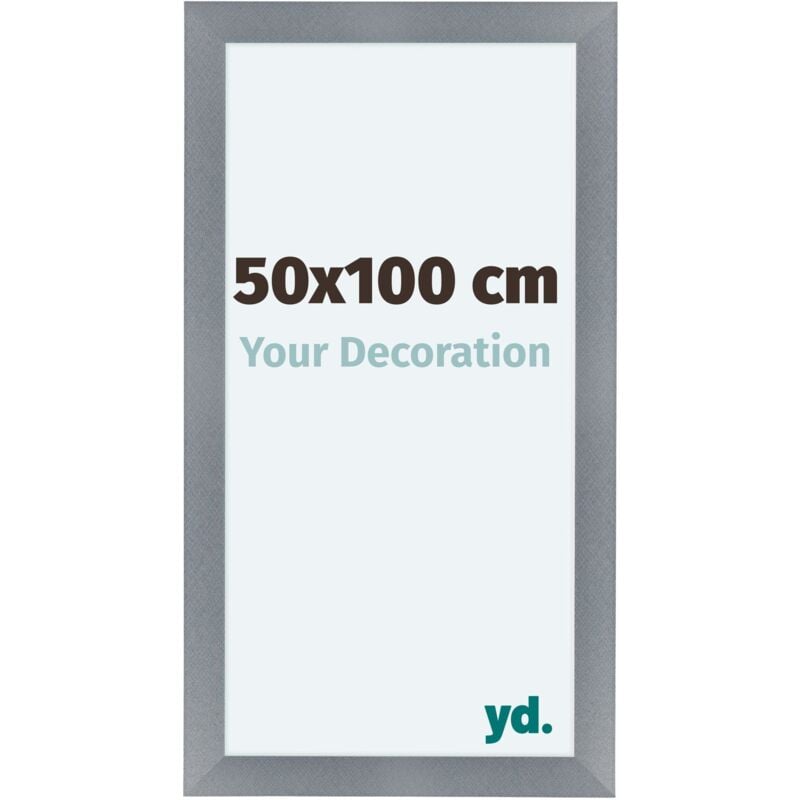 Yd. - Cadre Photo 50x100 cm - Aluminium - Brossé - mdf - Como.