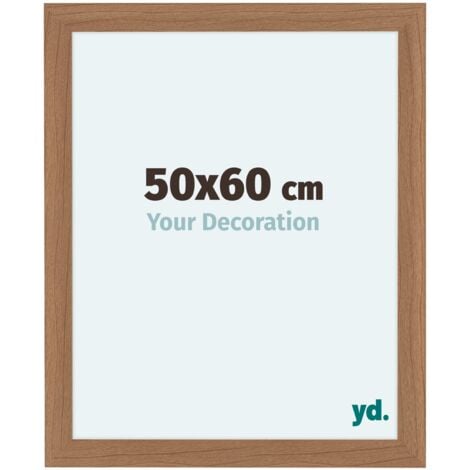 Cadre Photo 50x60 cm - Noyer clair - MDF - Como.