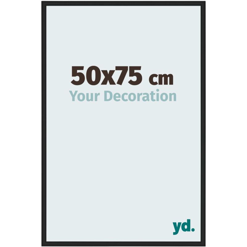 Yd. - Cadre photo 50x75 - Noir Brillant - Aluminium - Miami