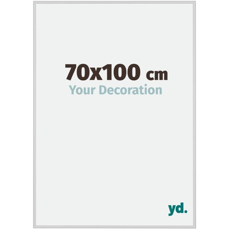 Yd. - Cadre Photo 70x100 cm - Argent Mat - Aluminium - Miami.