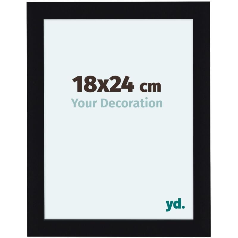 Cadre Photo 75x98 cm - Noir Brillant - mdf - Como.