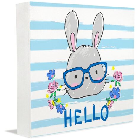 Cadre photo, accessoires de bureau bohèmes pour jeunes parents, plaque en bois, décoration et présentoir pour bureau à domicile