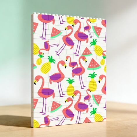 Cadre photo adulte en blocs de construction, cadeau romantique pour anniversaire