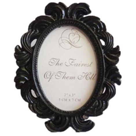 Cadre photo baroque, style antique, vintage, à poser ou à accrocher, idéal pour un mariage ou comme décoration. Dimensions : 6,3 x 4,5 cm.