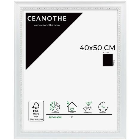 Ceanothe Cadre Photo Doré 50x70 cm et 70x50 cm - Convient au A2 – Fabriqué  en France - Cadre