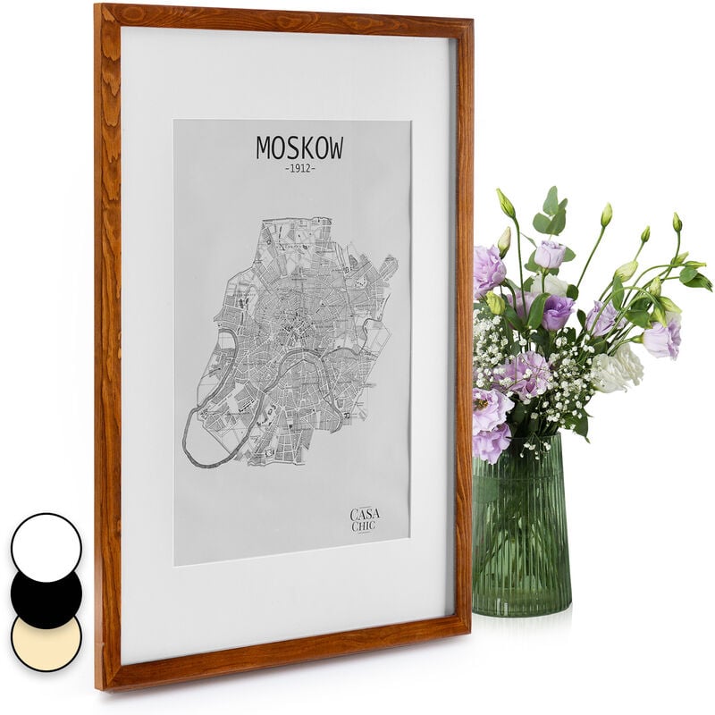 Cadre photo - Blumfeldt Casa Chic kenton - rectangulaire a1 - plexiglas - marron