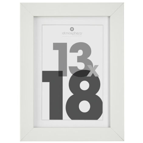 Cadre Photo Bois "Eva" 13x18cm Blanc