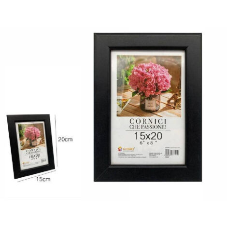 Cadre Photo Cadre Photo 15 X 20 Cm 6 "x8" Couleur Noir 68651