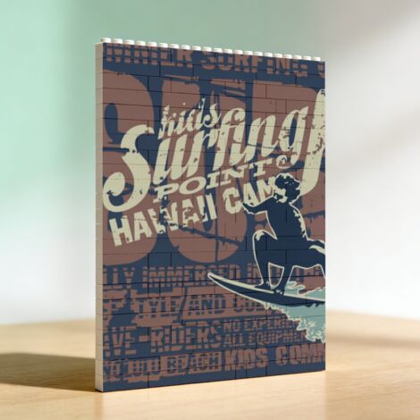 Cadre photo créatif en briques à faire soi-même, cadeaux pour elle et lui