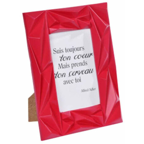 Cadre Photo Déco "Galactic" 13x18cm Rouge