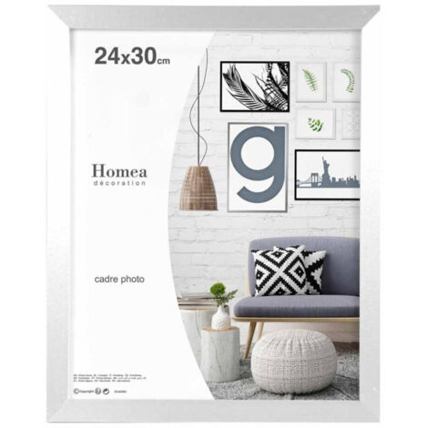 Cadre Photo Déco "Loft" 24x30cm Argent
