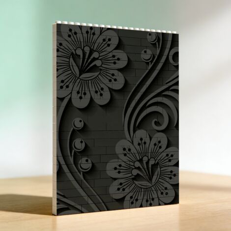 Cadre photo DIY en briques de construction, cadeau romantique pour elle pour anniversaire