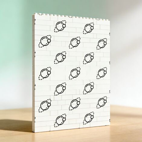 Cadre photo DIY en briques et blocs de construction, cadeau romantique pour elle et lui