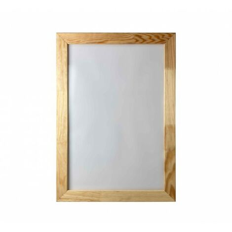 Cadre photo double face en bois brut pour 2 affiches de dimensions 60 x 40 cm - Fabrication française