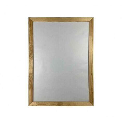 Cadre photo double face en bois brut pour 2 affiches format A1 - Fabrication française