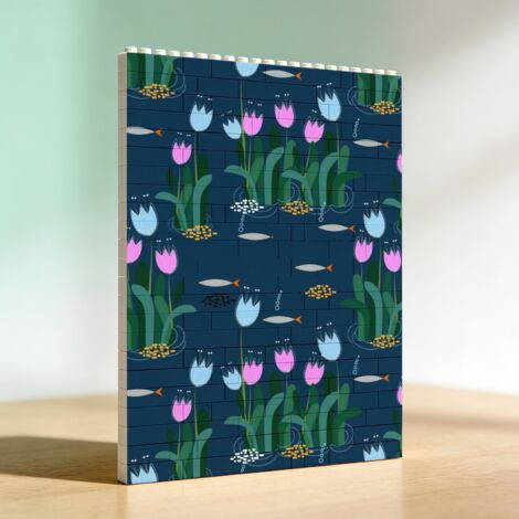 Cadre photo en blocs à monter, cadeaux pour la Saint‑Valentin et anniversaire