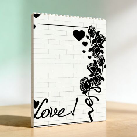 Cadre photo en blocs pour adultes, cadeau romantique pour anniversaire