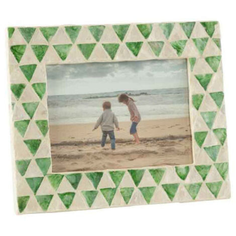 Cadre Photo en Bois Déco "Nuye" 12x17cm Vert
