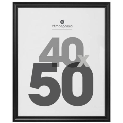 Cadre Photo en Bois "Mae" 40x50cm Noir