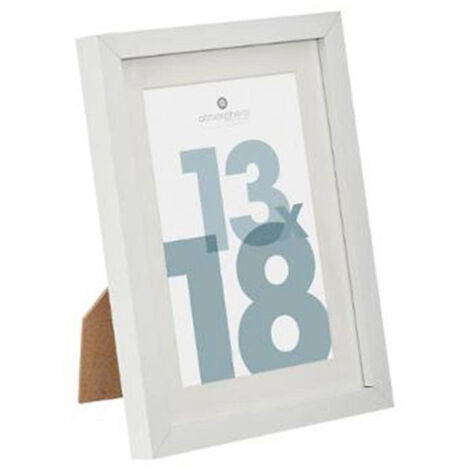 Cadre Photo en Verre "Manu" 13x18cm Blanc