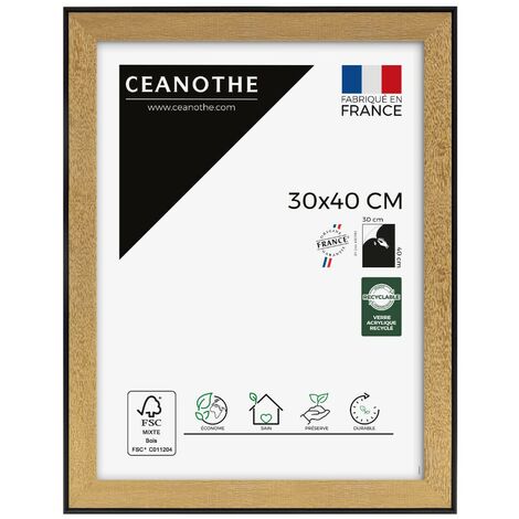 Cadre photo Loft noir 30x40 cm