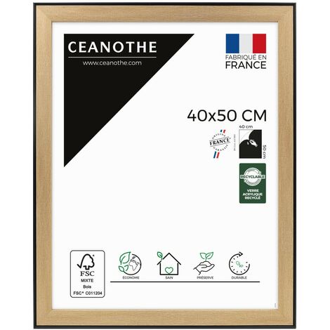 Cadre photo Loft noir 40x50 cm