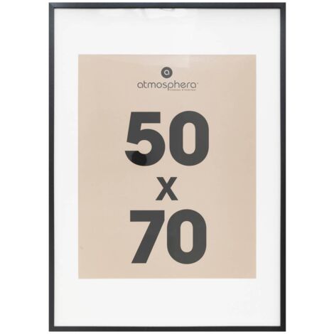Cadre photo Manu noir 50x70cm - Atmosphera créateur d'intérieur